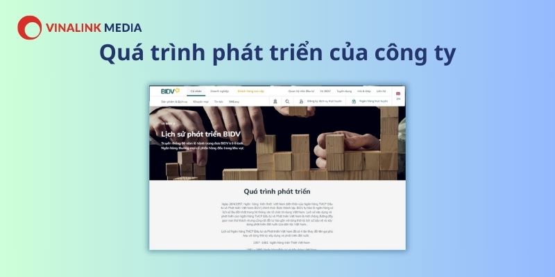 Nội dung của website giới thiệu công ty